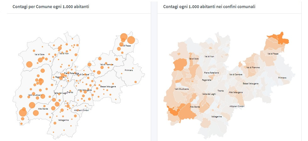 Coronavirus in Trentino, 17 casi a Rovereto, altri 6 a Pergine